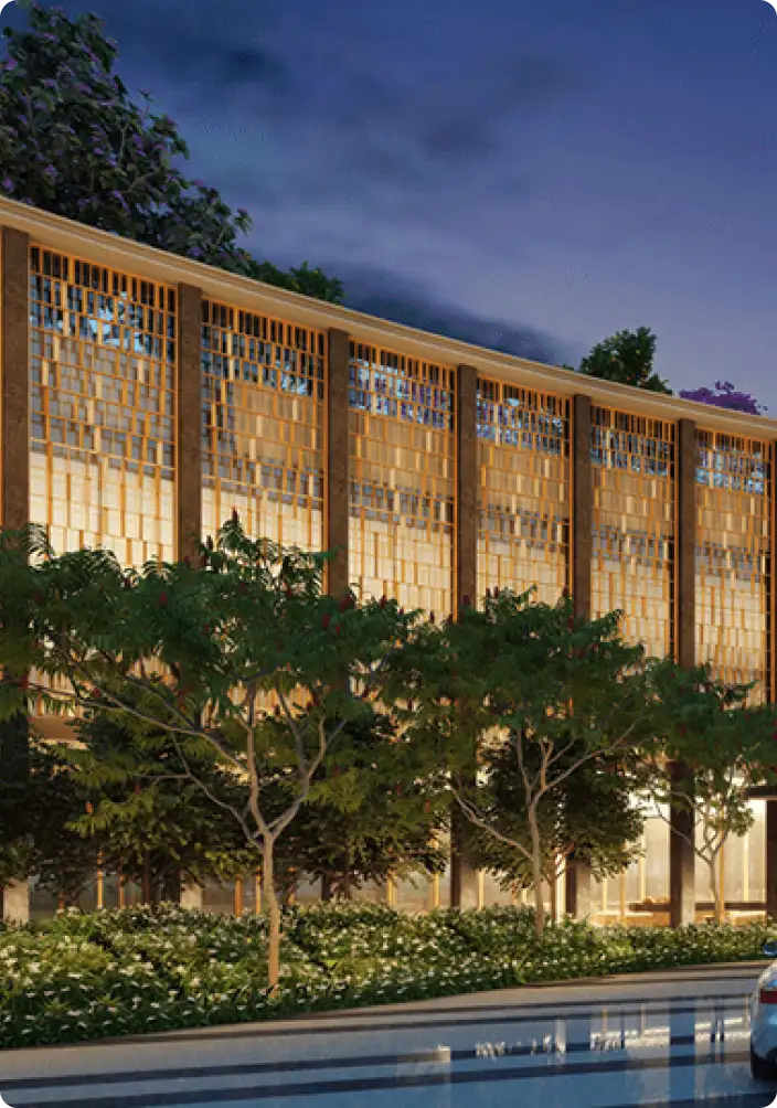 DLF Aureva tower elevation